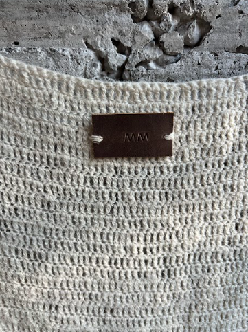 Abrigo Oveja Fina Crochet