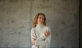 Sweater alpaca blanco punto arroz