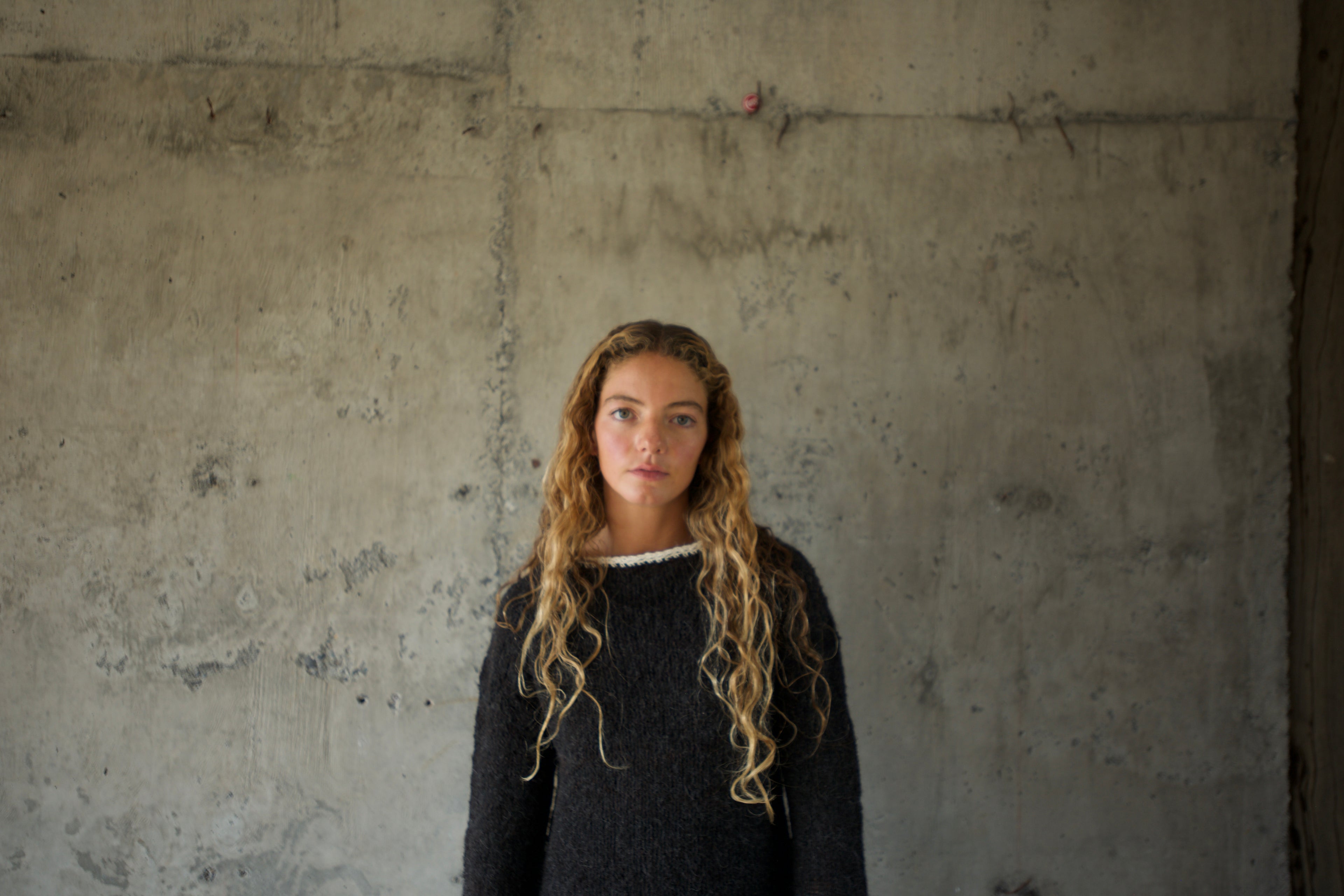 Sweater alpaca marengo orilla lino
