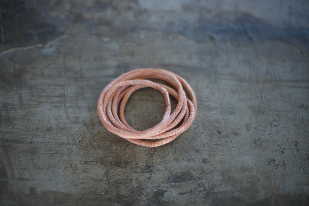 Brazalete Tubo Cobre Lino