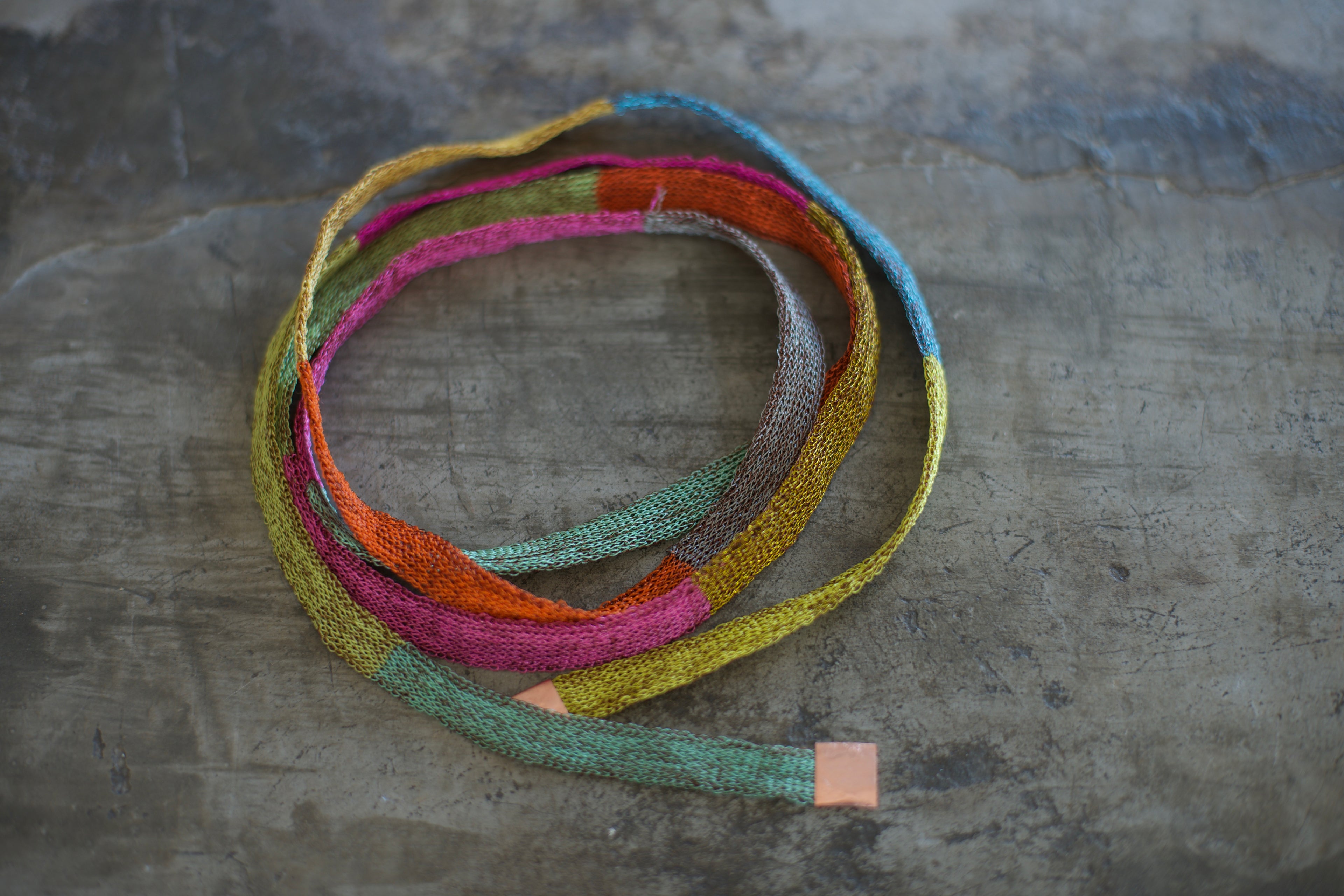Collar Largo Plano Colores