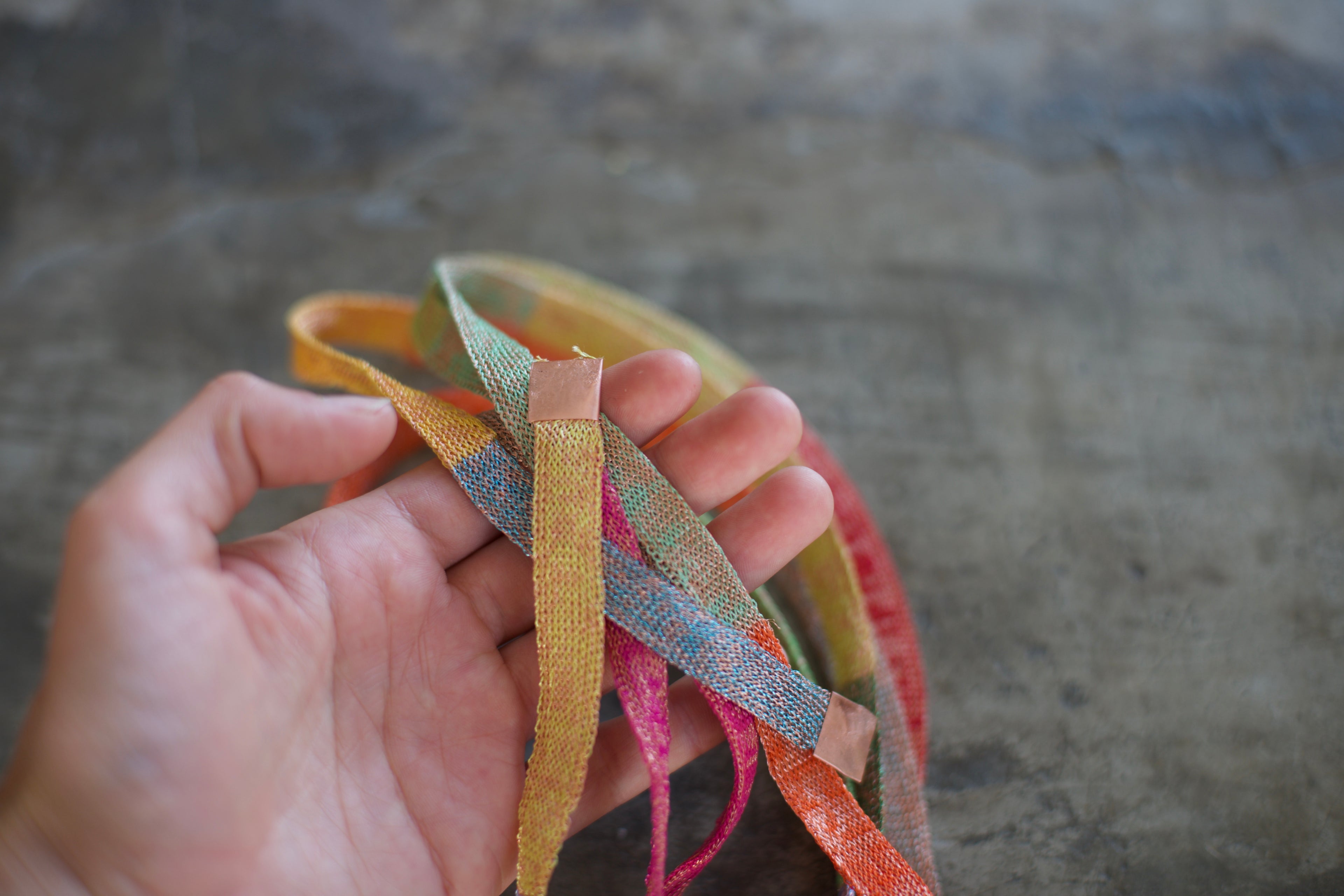 Collar Largo Plano Colores